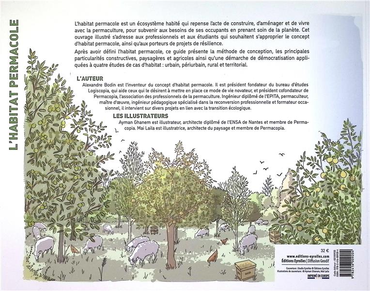 4e de couverture livre habitat permacole